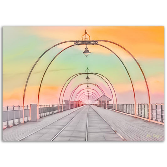 Southport Pier Art Print By John Brython