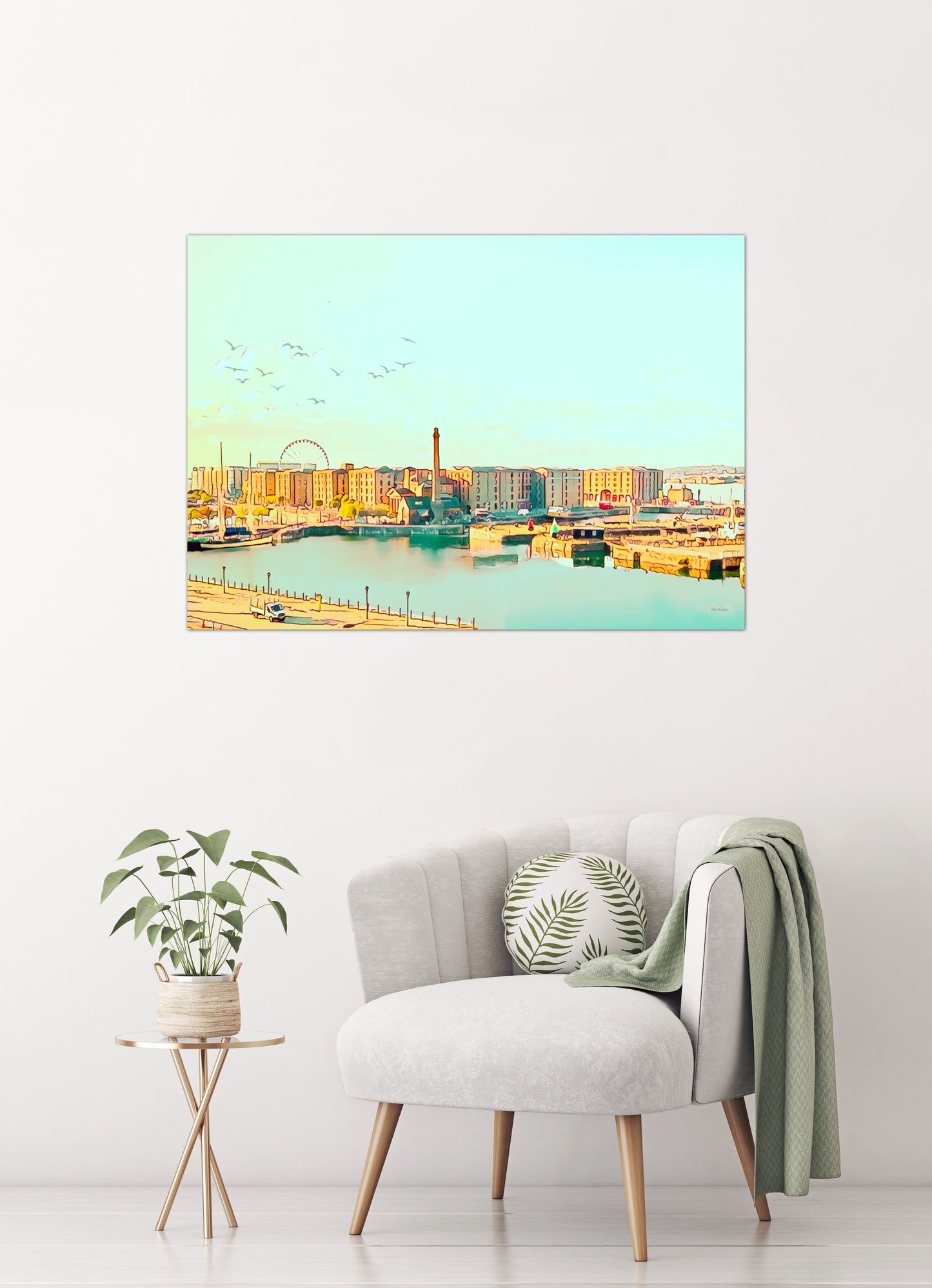 Liverpool ALBERT Docks painting Print