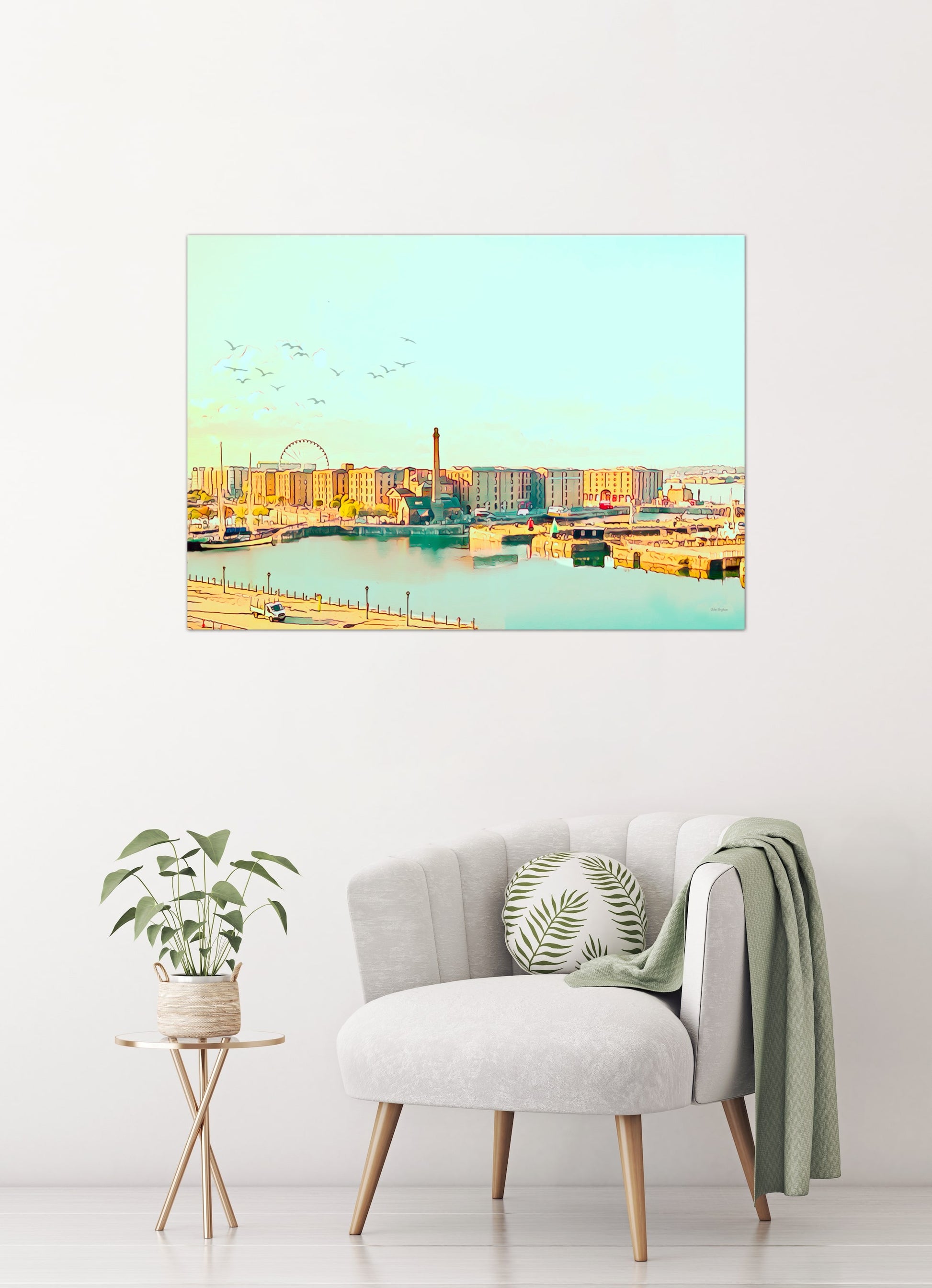 Liverpool ALBERT Docks painting Print
