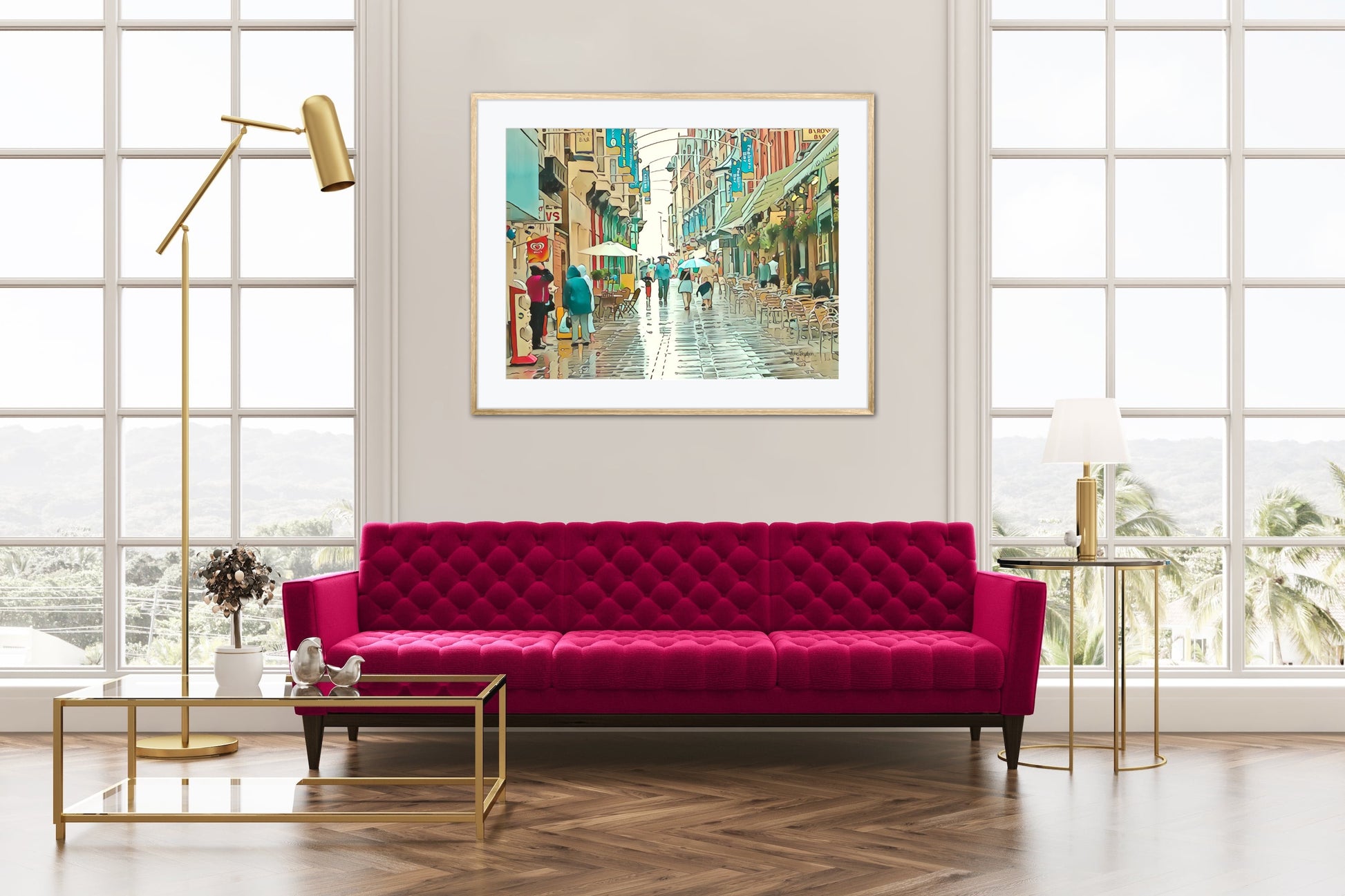 Southport street scene print