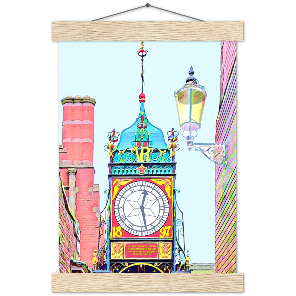 Chester Eastgate Clock Matte Paper Poster & Hanger