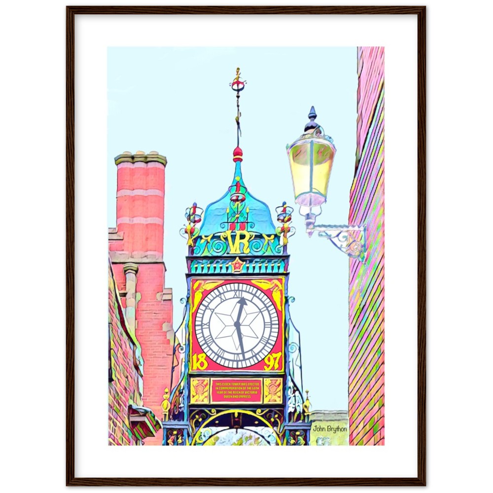 Chester Eastgate Clock Framed Print