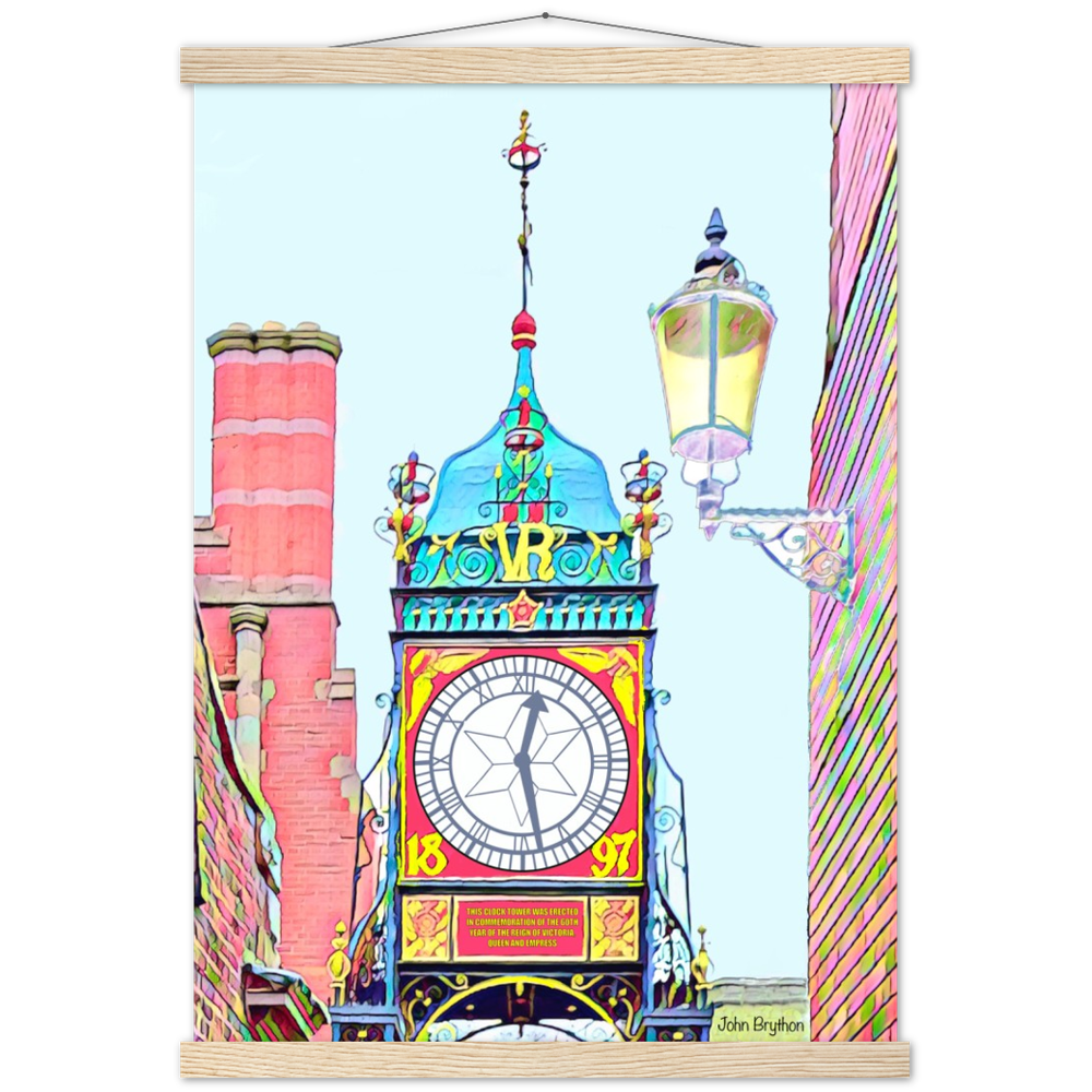 Chester Eastgate Clock Matte Paper Poster & Hanger