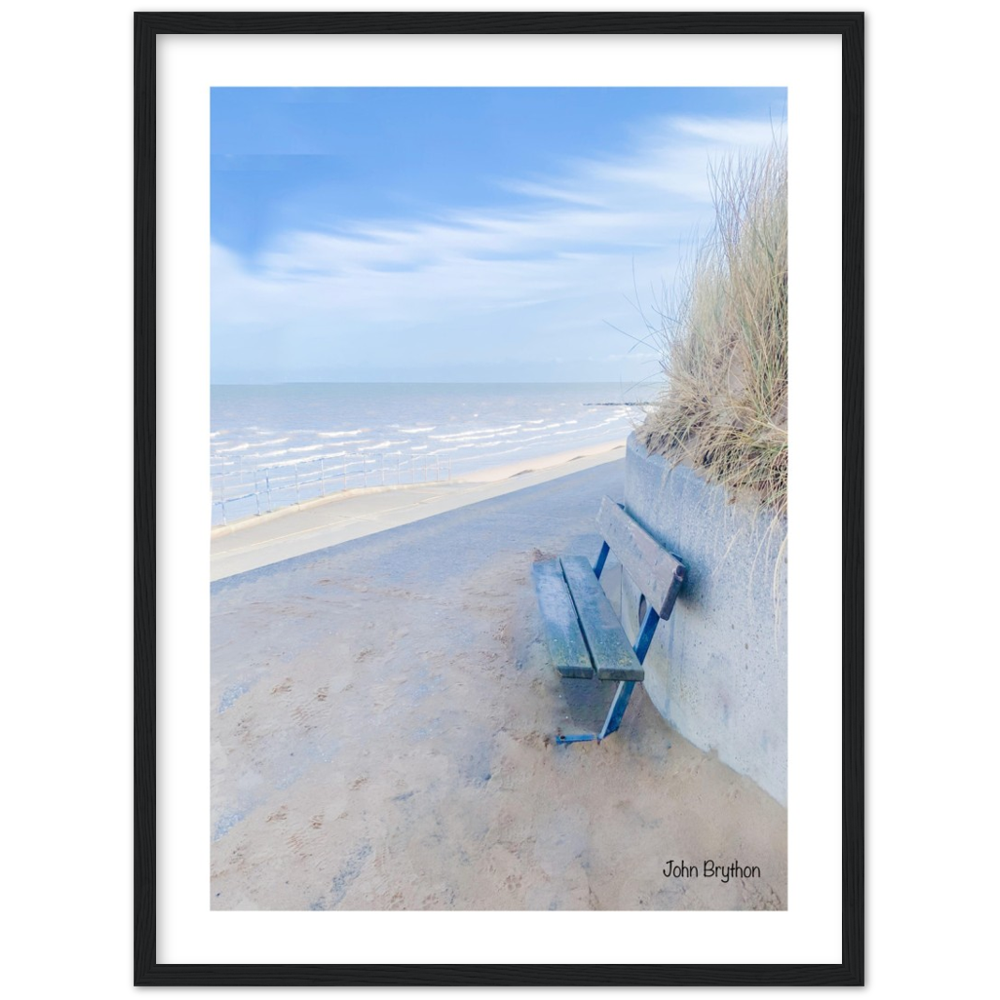 Prestatyn Beach Framed Print Tower Gardens
