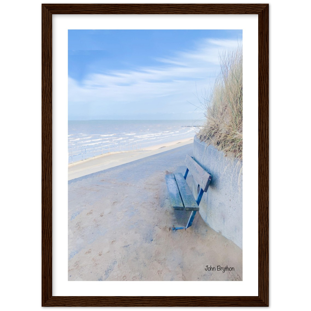 Prestatyn Beach Framed Print Tower Gardens