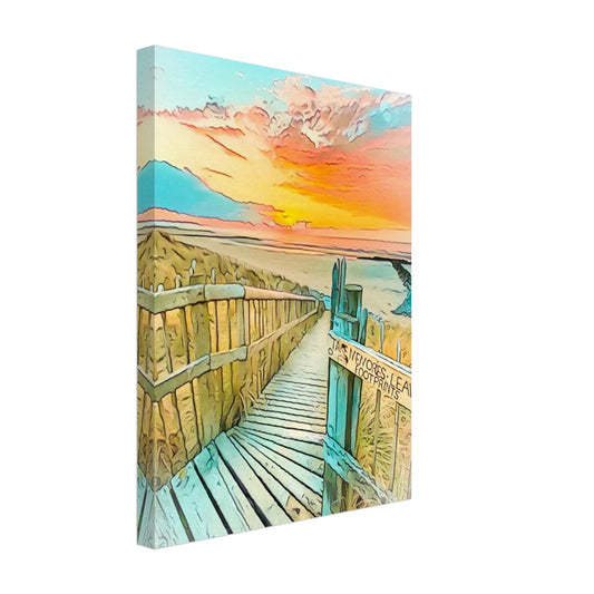 Prestatyn Beach Canvas Print