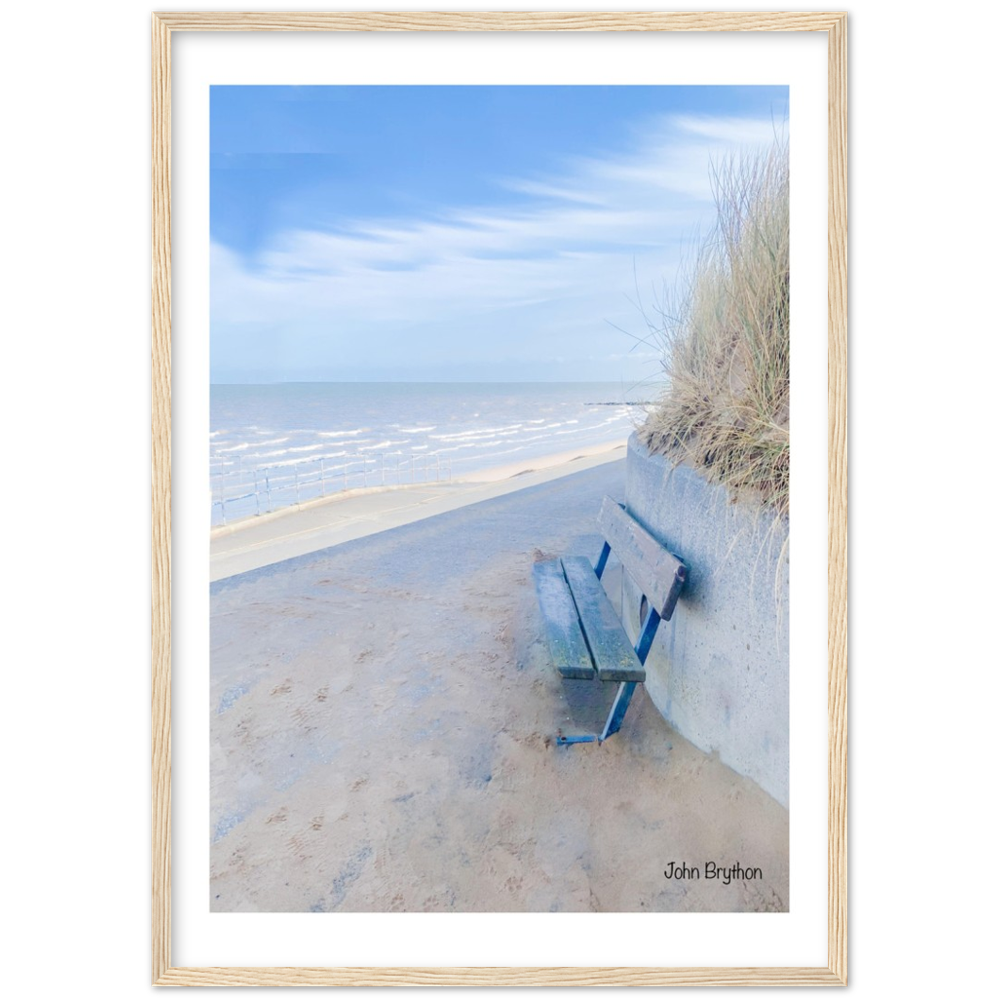 Prestatyn Beach Framed Print Tower Gardens