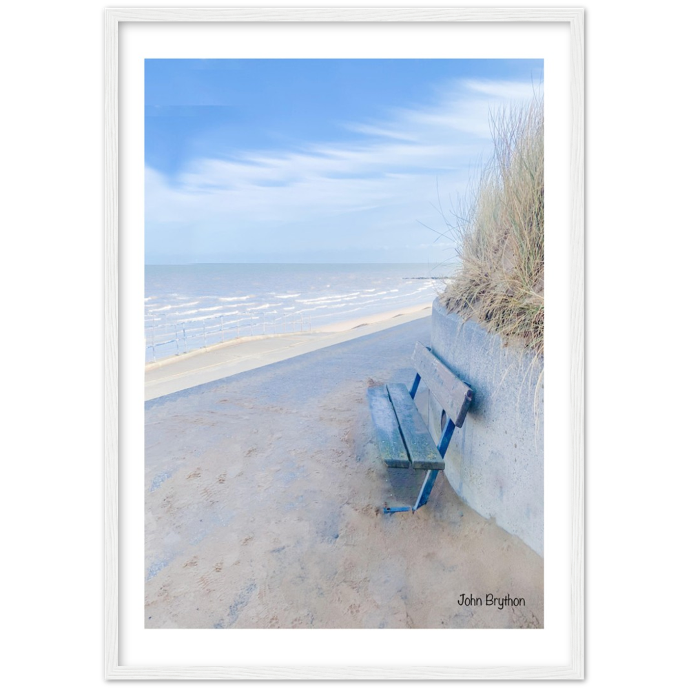Prestatyn Beach Framed Print Tower Gardens