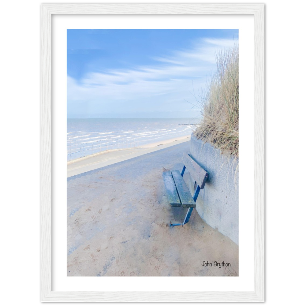 Prestatyn Beach Framed Print Tower Gardens