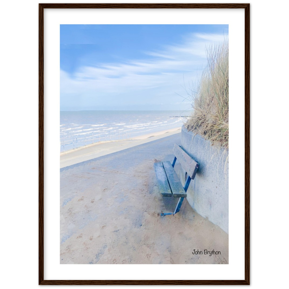 Prestatyn Beach Framed Print Tower Gardens