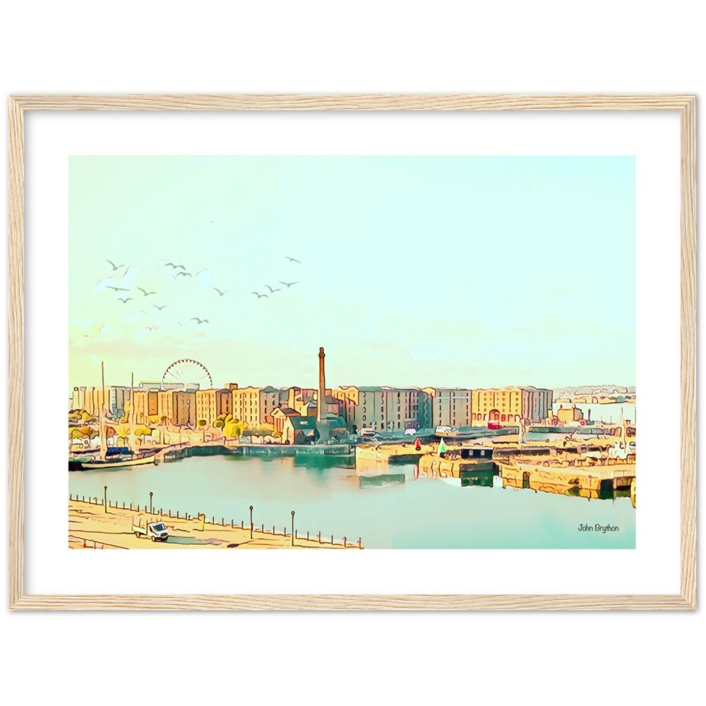 Liverpool SALTHOUSE Docks Framed Print