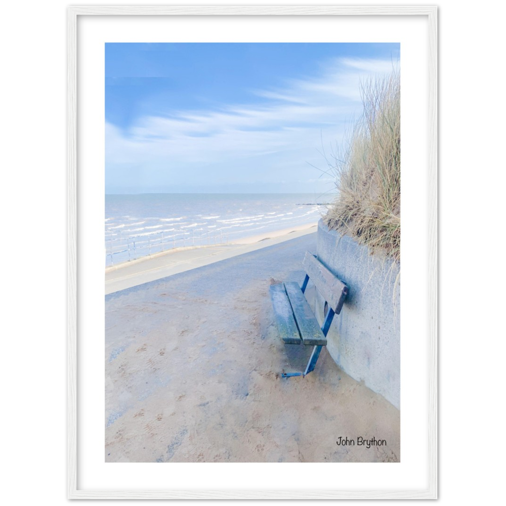 Prestatyn Beach Framed Print Tower Gardens