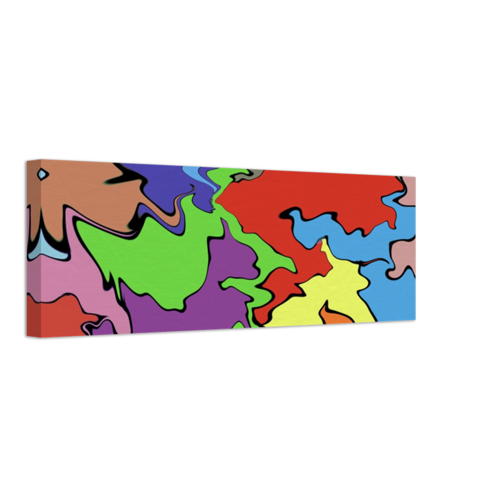 Multi Coloured Abstract Canvas