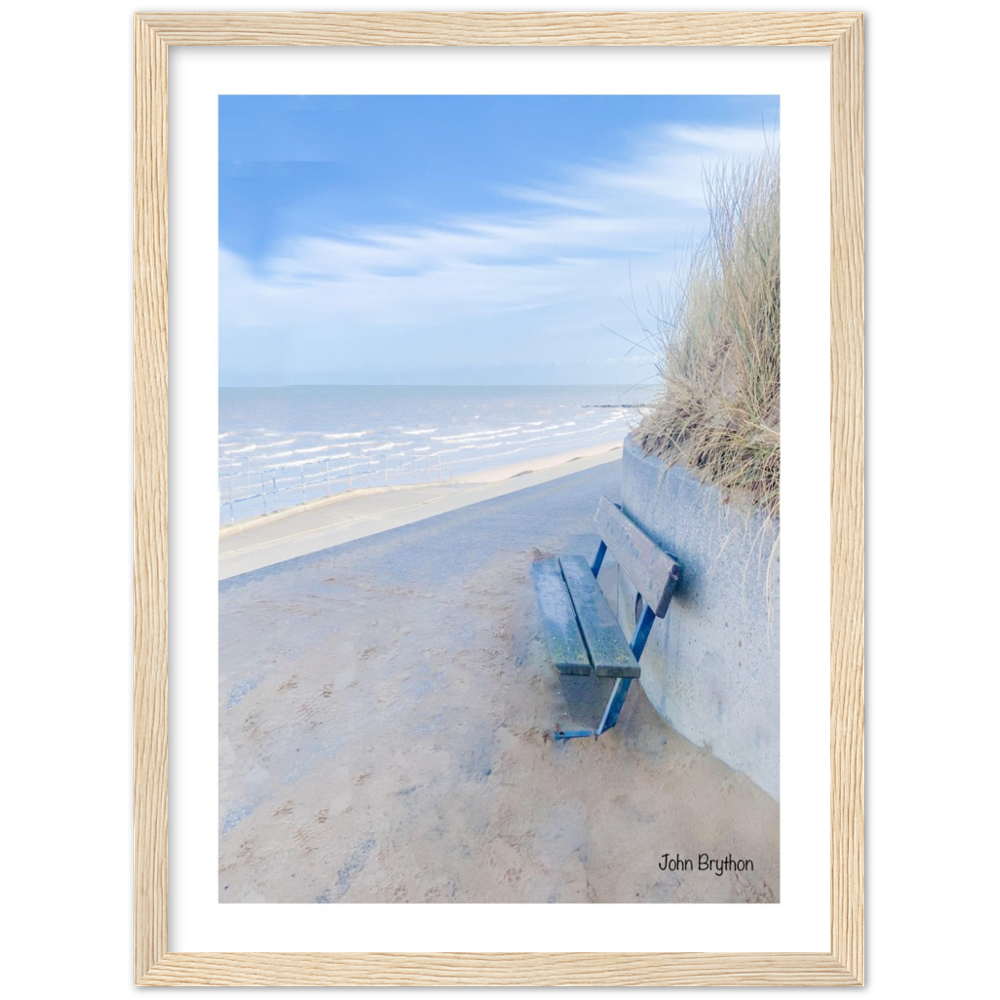 Prestatyn Beach Framed Print Tower Gardens