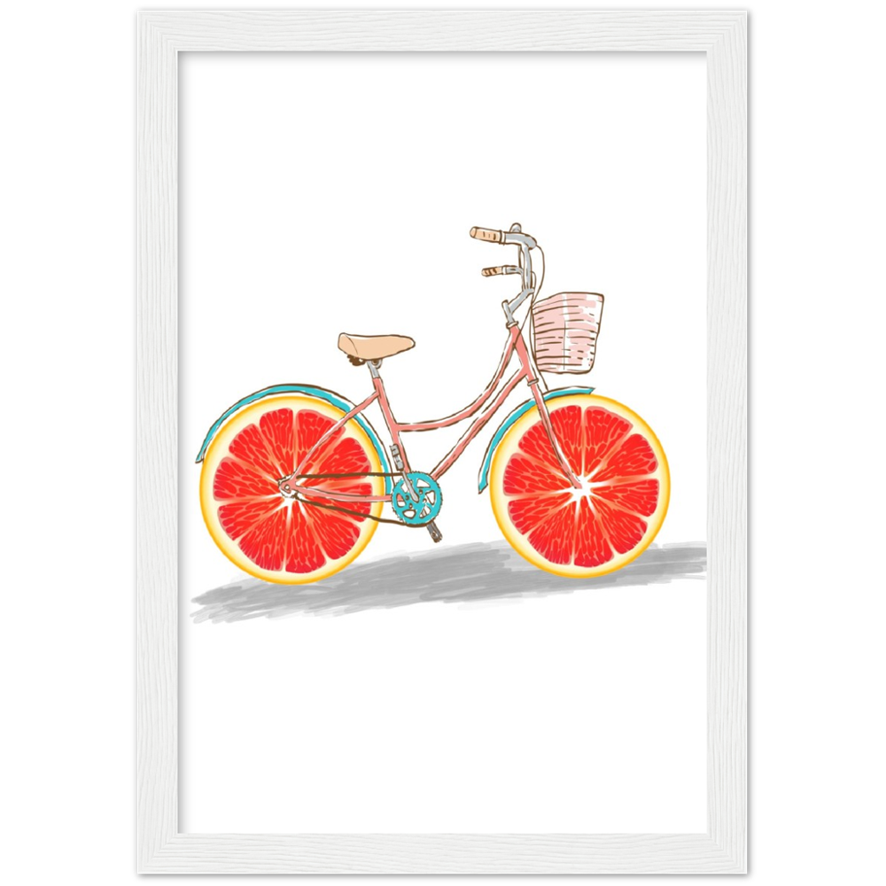 Framed Fruit Print Cafe or kitchen Wall Deco