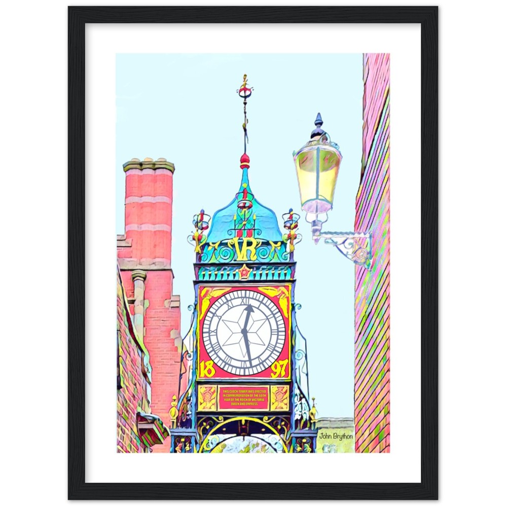 Chester Eastgate Clock Framed Print