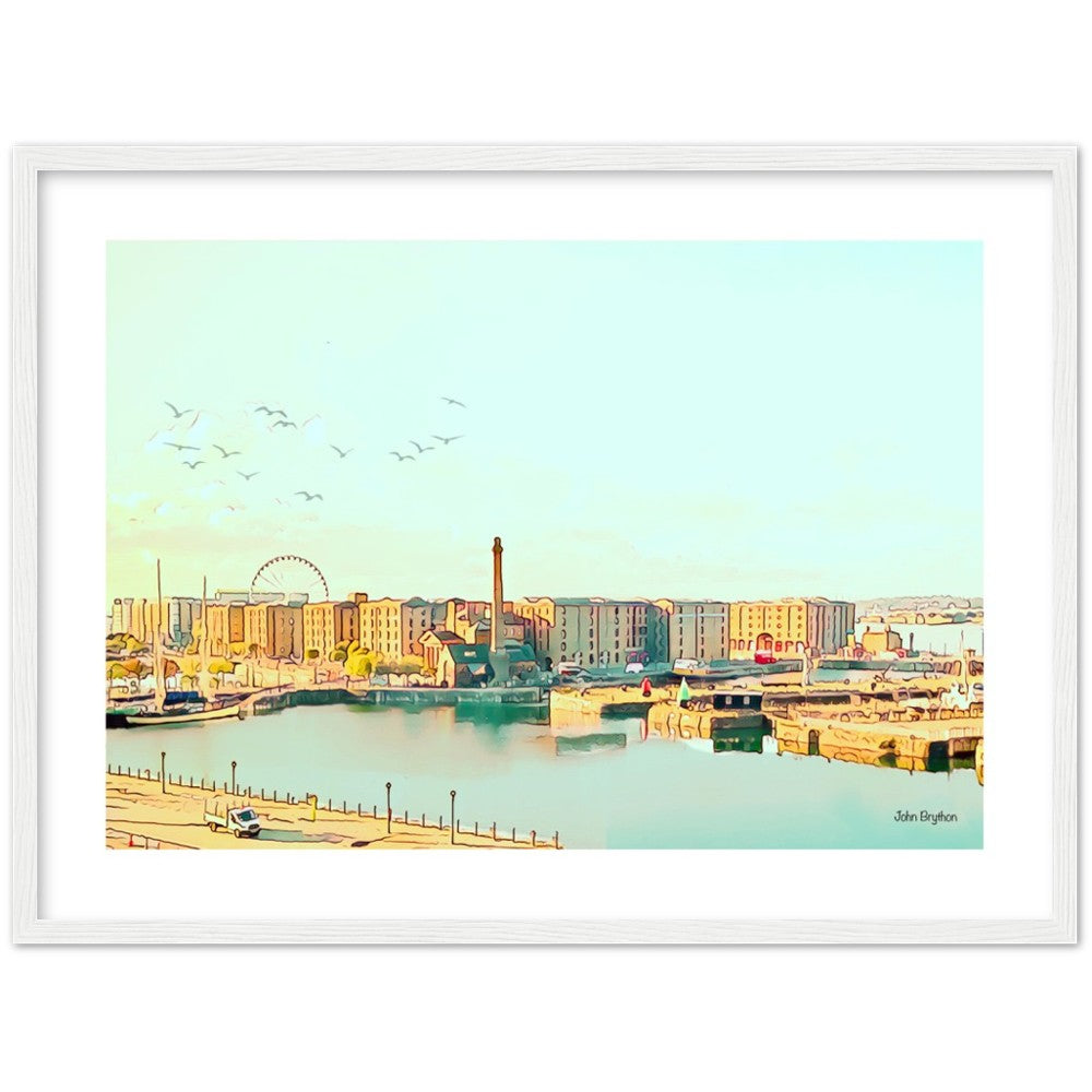 Liverpool SALTHOUSE Docks Framed Print