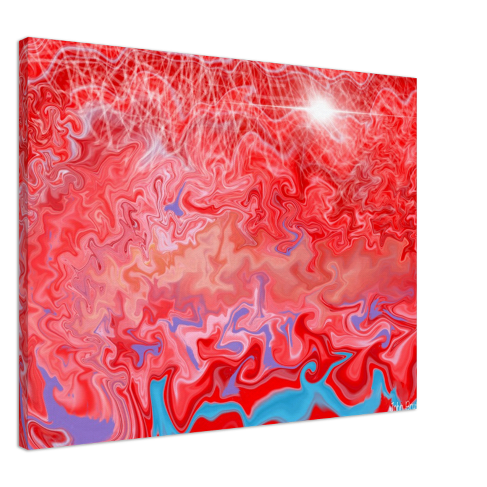 Red Abstract Canvas