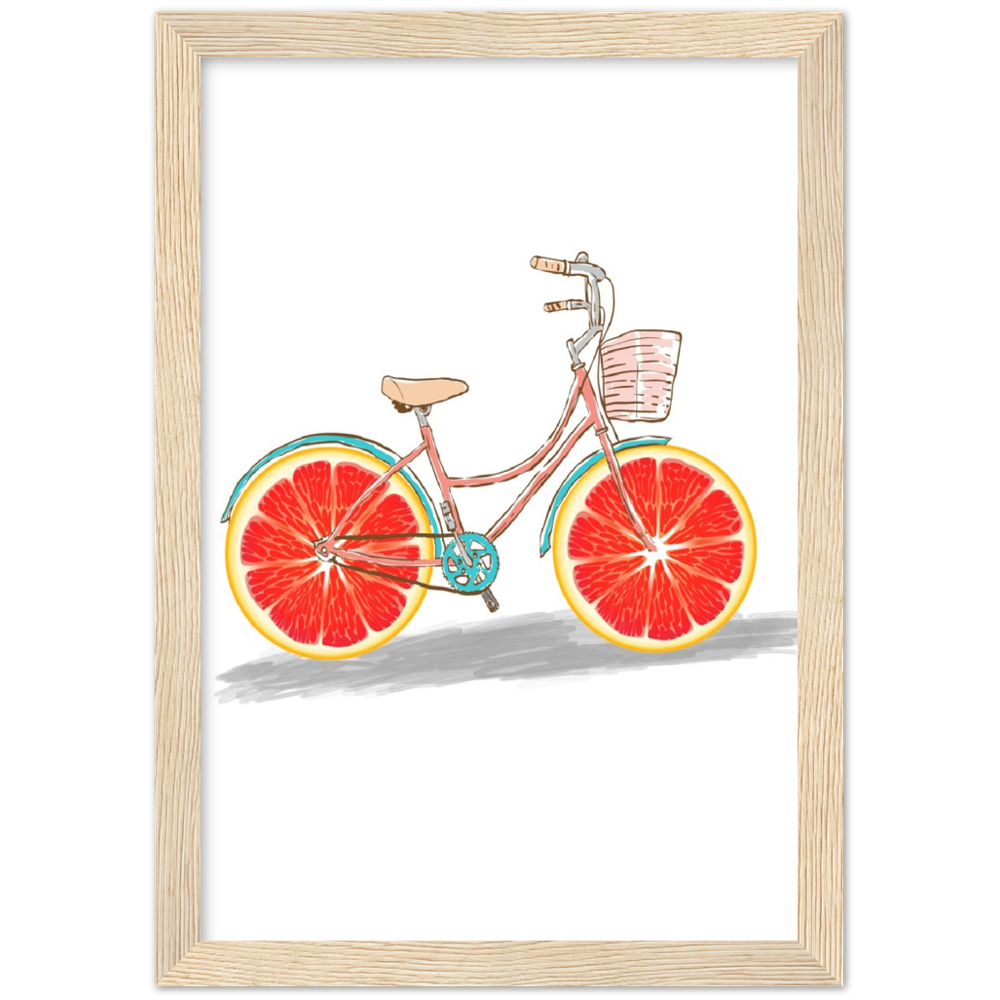 Framed Fruit Print Cafe or kitchen Wall Deco