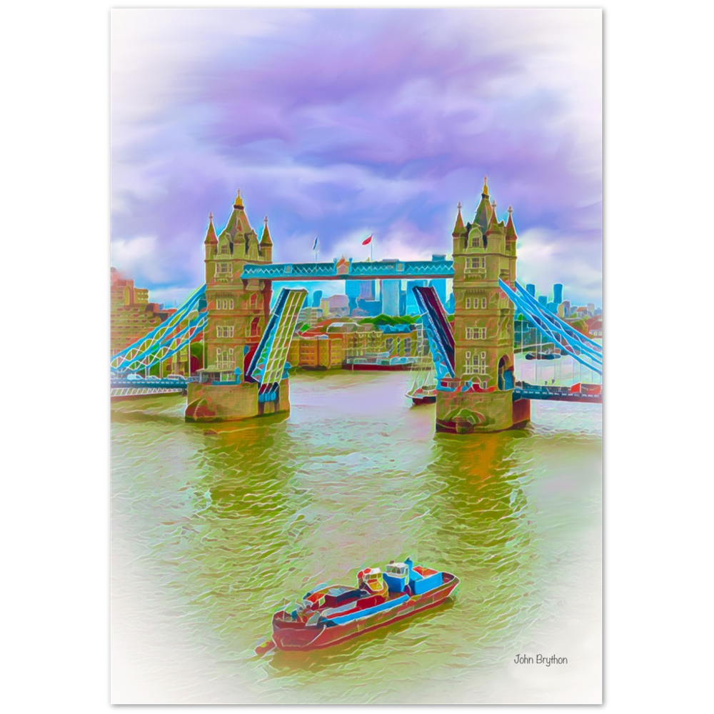 London Tower Bridge, River Thames Poster