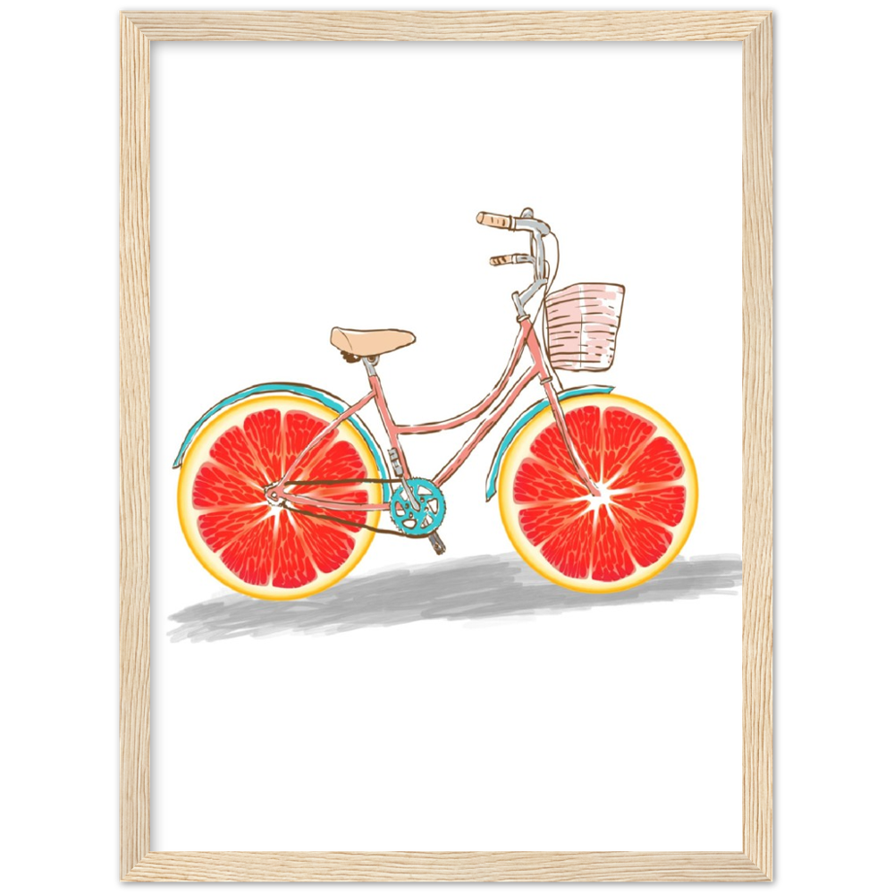 Framed Fruit Print Cafe or kitchen Wall Deco