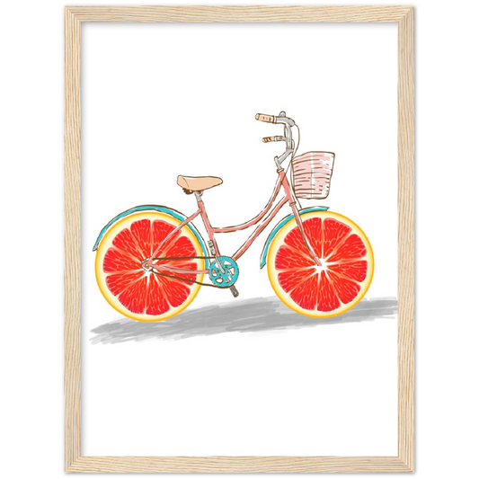 Framed Fruit Print Cafe or kitchen Wall Deco
