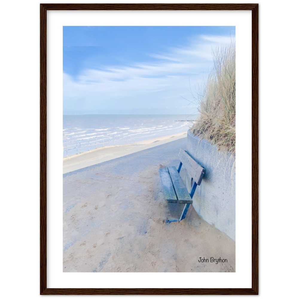 Prestatyn Beach Framed Print Tower Gardens