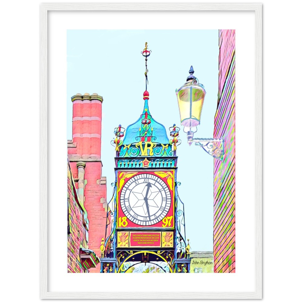 Chester Eastgate Clock Framed Print