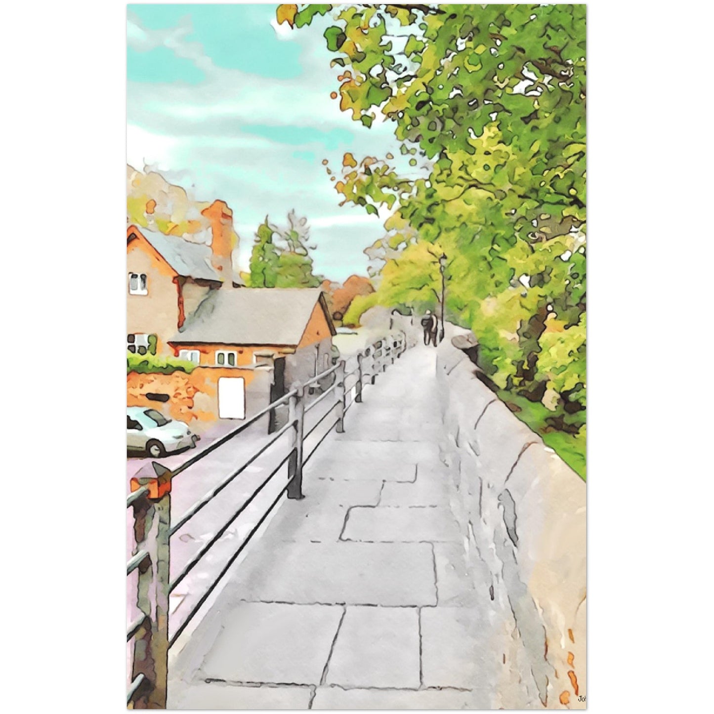 Chester Wall UK Unframed Print