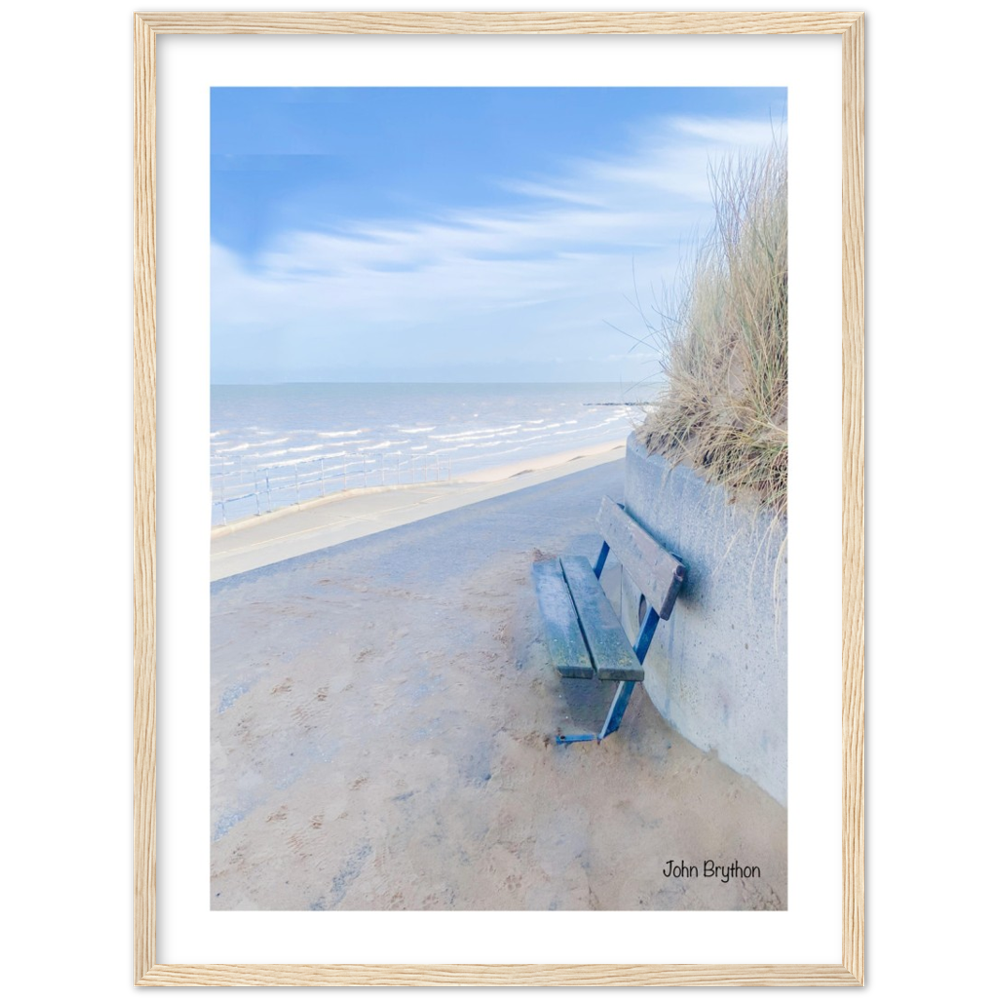 Prestatyn Beach Framed Print Tower Gardens