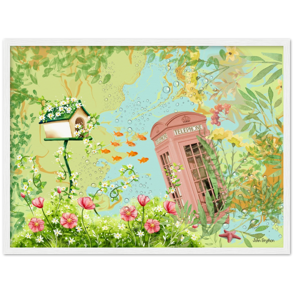 Freya’s Wonder Land Abstract Framed Poster