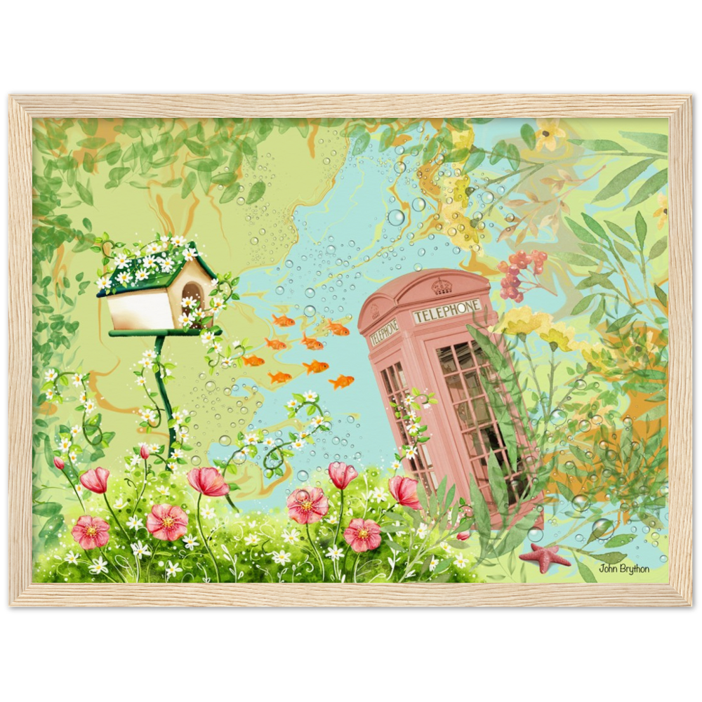 Freya’s Wonder Land Abstract Framed Poster
