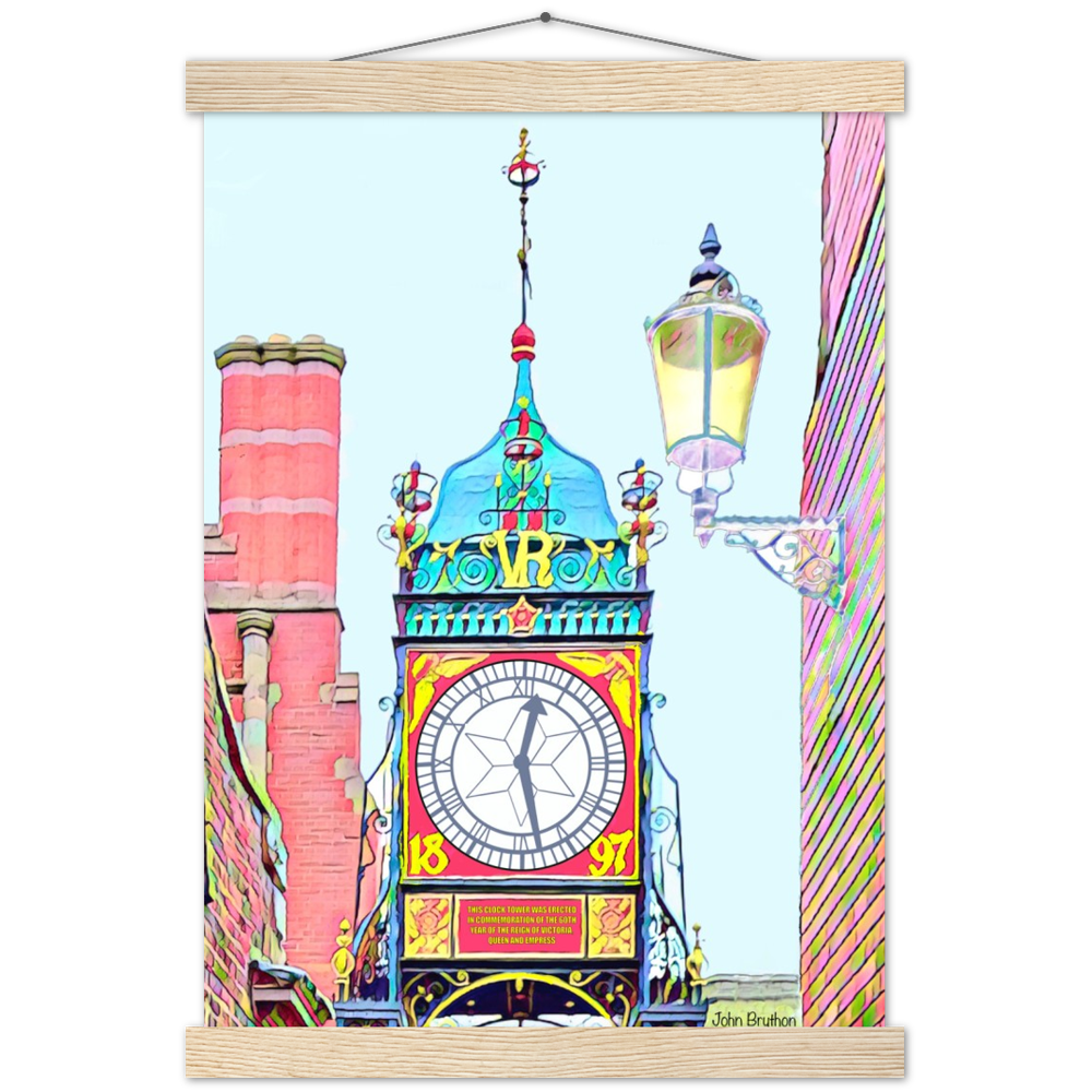 Chester Eastgate Clock Matte Paper Poster & Hanger