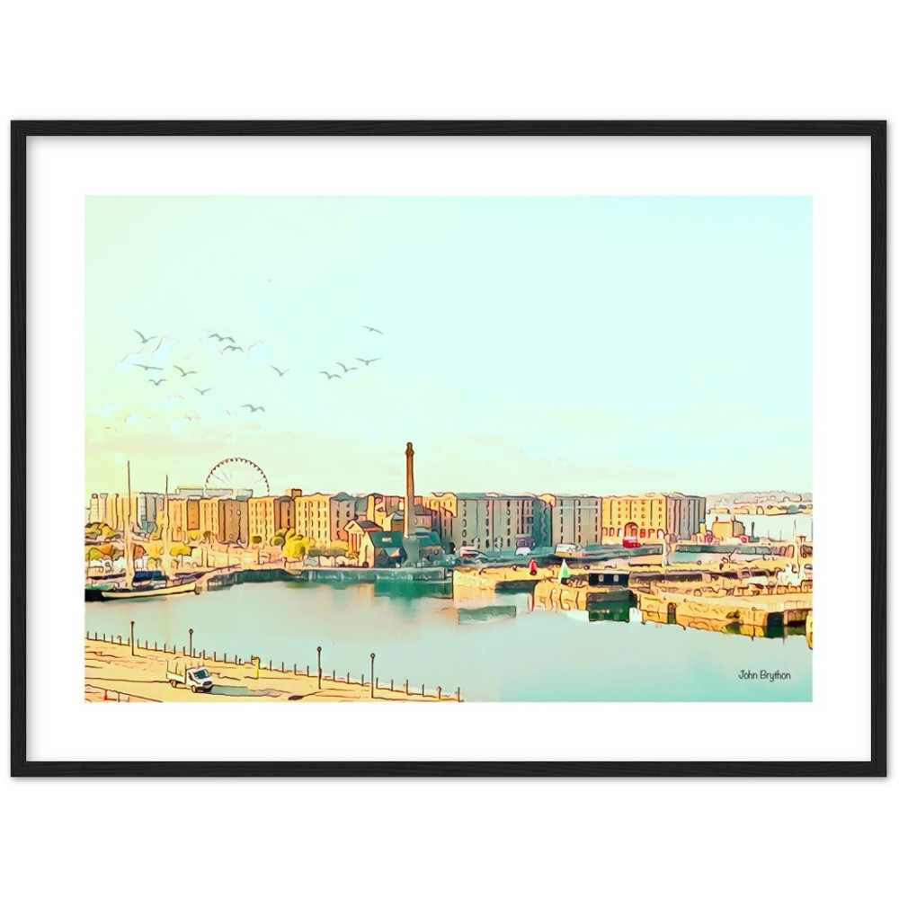 Liverpool SALTHOUSE Docks Framed Print
