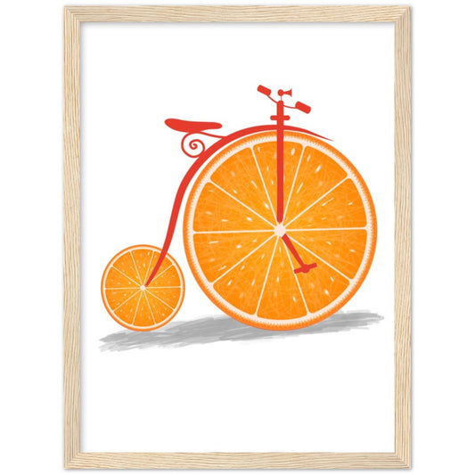 Pennyfarthing Framed Fruit Print Kitchen, Cafe Art Wall Deco