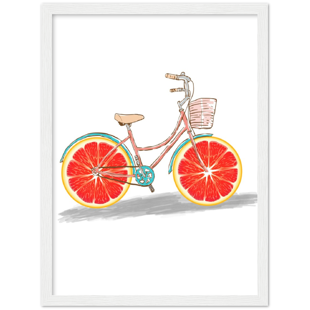 Framed Fruit Print Cafe or kitchen Wall Deco