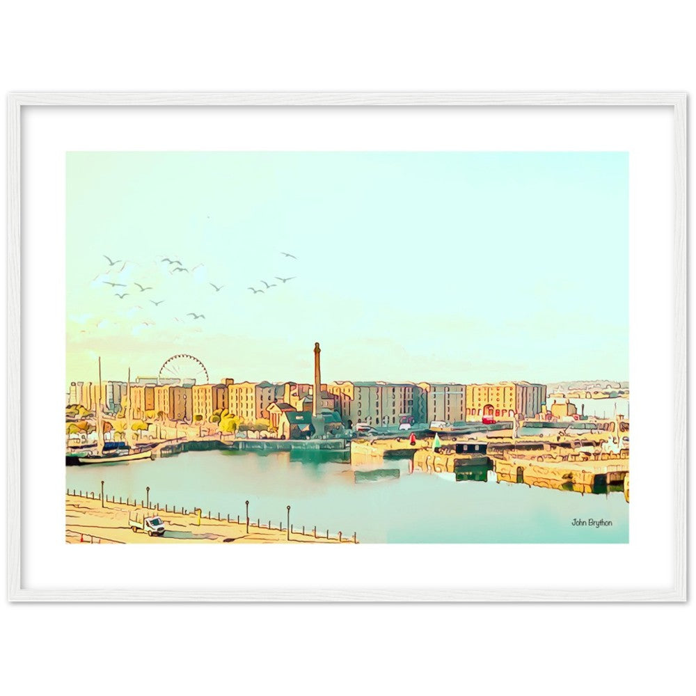 Liverpool SALTHOUSE Docks Framed Print