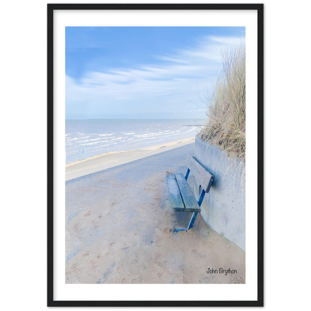 Prestatyn Beach Framed Print Tower Gardens