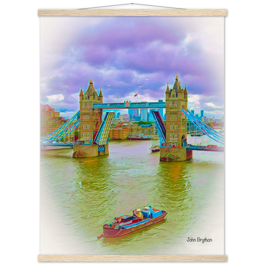 London Tower Bridge River Thames Poster Print Hanger