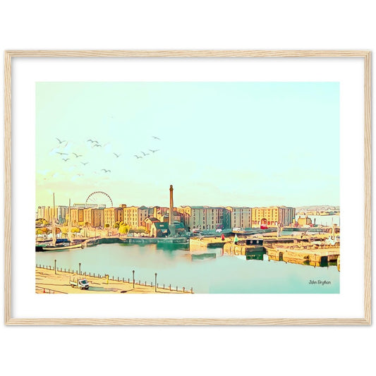 Liverpool SALTHOUSE Docks Framed Print