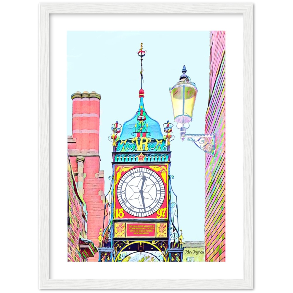 Chester Eastgate Clock Framed Print