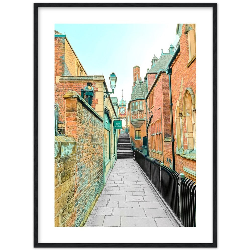 Chester Walls Eastgate Clock Framed Print