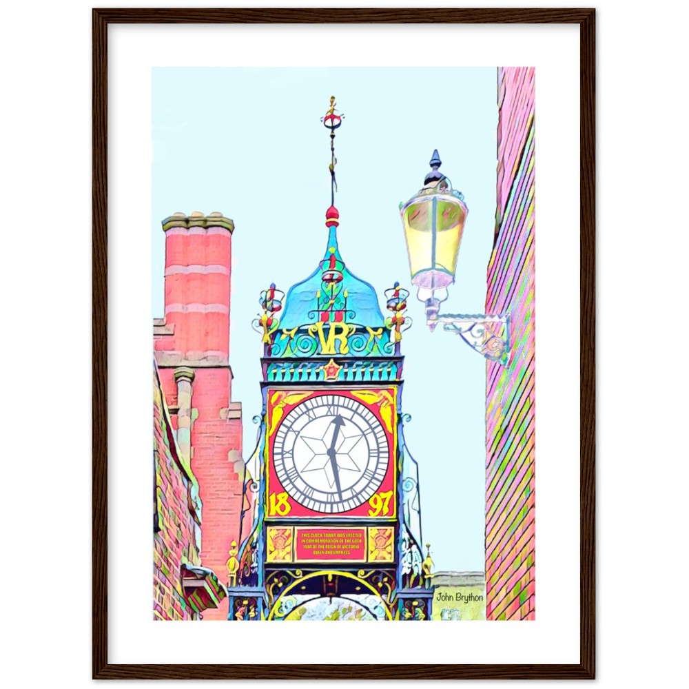 Chester Eastgate Clock Framed Print