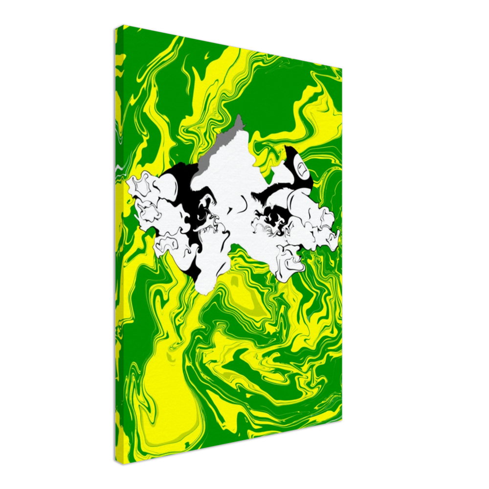 Peeping Girl Canvas Print