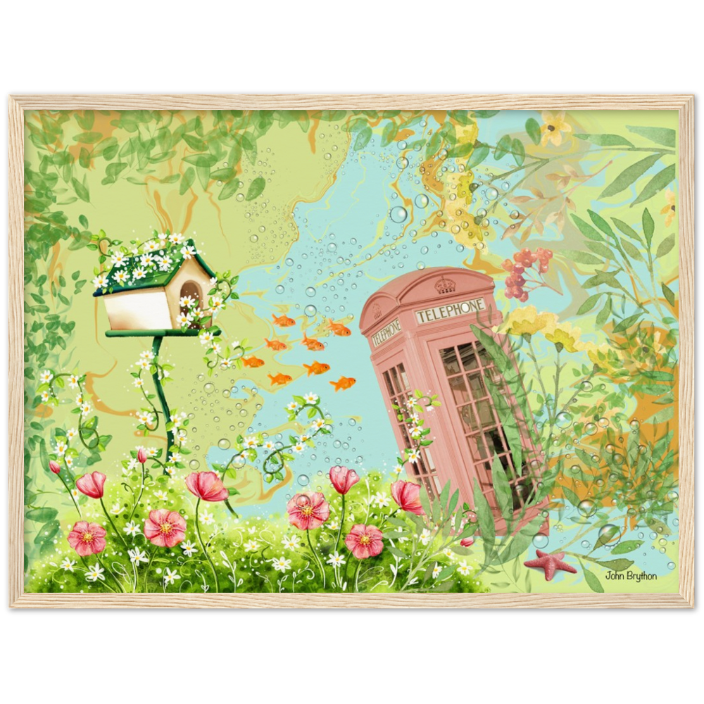 Freya’s Wonder Land Abstract Framed Poster