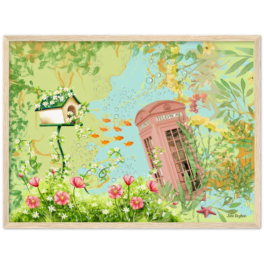 Freya’s Wonder Land Abstract Framed Poster