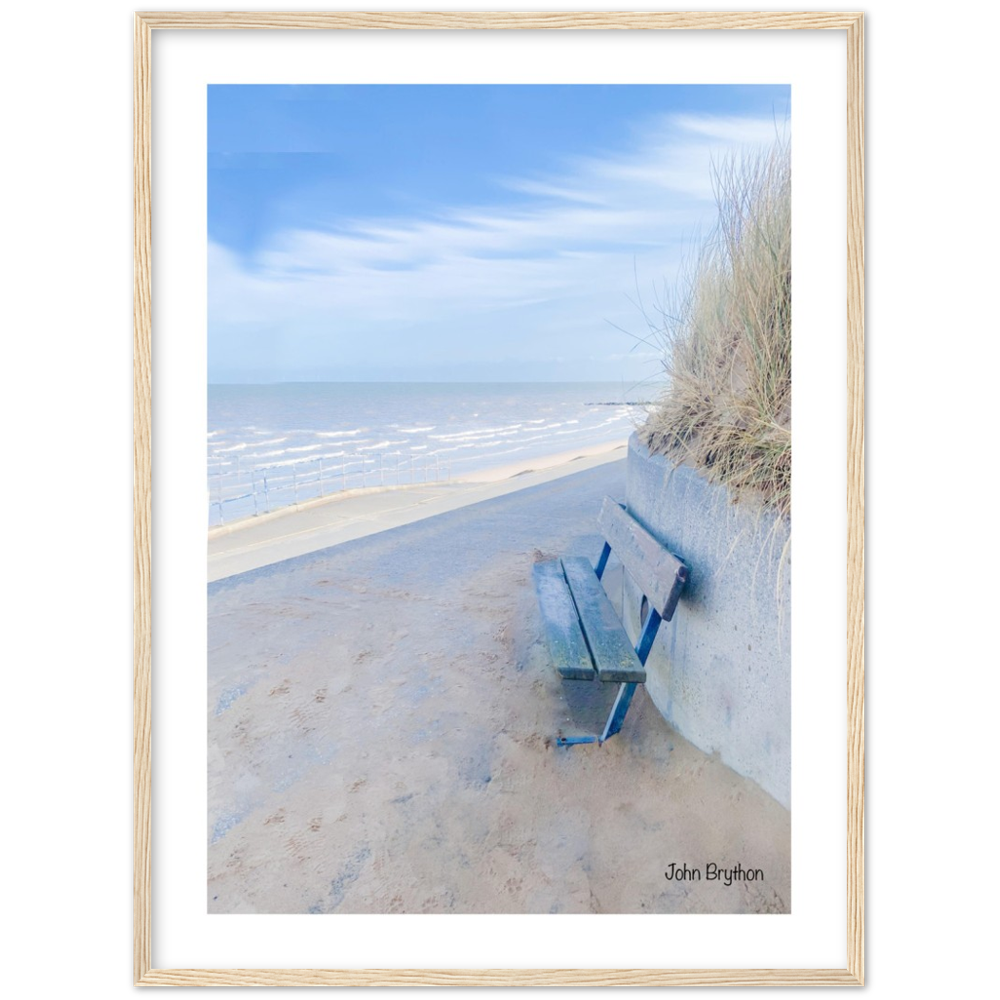 Prestatyn Beach Framed Print Tower Gardens