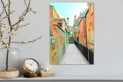 Chester City Walls - Eastgate Clock-print by John Brython