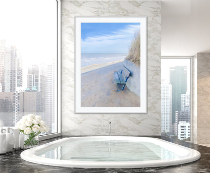 Prestatyn Beach Print Poster John Brython