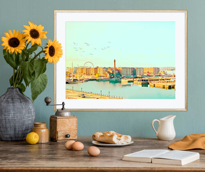 Liverpool Docks Print